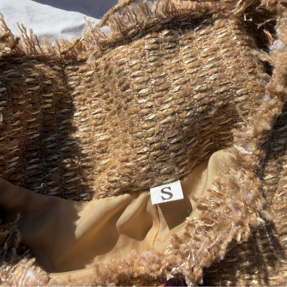 Luxe Textured Tweed-Style Jacket – Size S - Picture 6 of 6